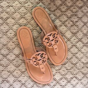Tory Burch Patent Leather Miller Sandals